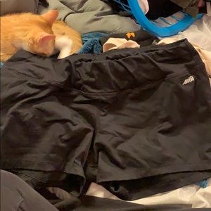 Avia black cotton/spandex shorts